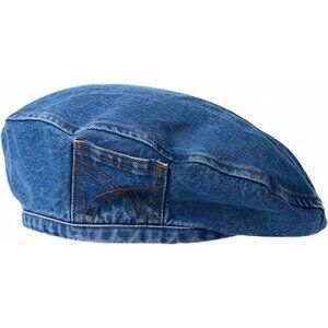 Denim Beret Hat for Women Casual Hip-Hop Fashionable Accessory